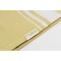 Cancun yellow  recycled cotton beach towel 