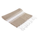 Cancun natural  recycled cotton beach towel 