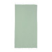 Aruba green  recycled cotton beach towel 