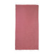 Aruba red  recycled cotton beach towel 