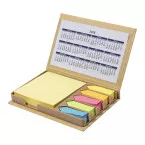 Calenot naturelle  Bloc-notes adhésif calendrier 