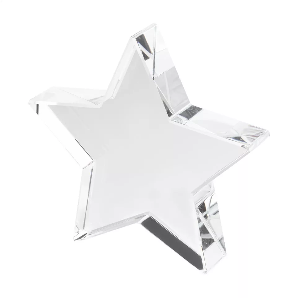 Crystar transparant  trofee ster 