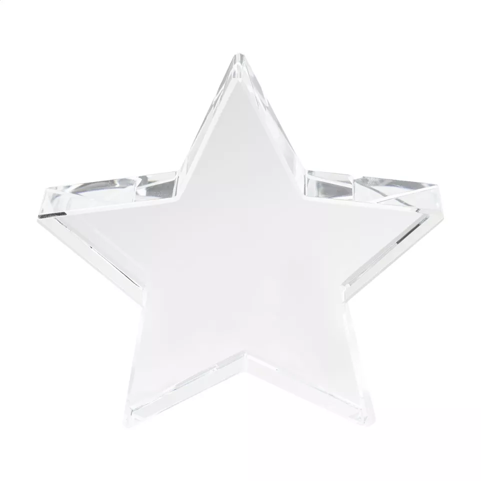 Crystar transparant  trofee ster 