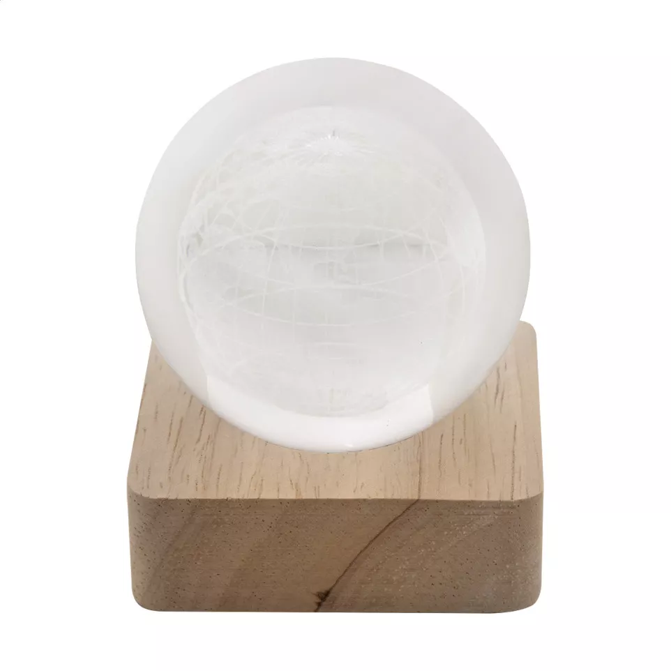 LumiGlobe transparant  glazen lichtbol 