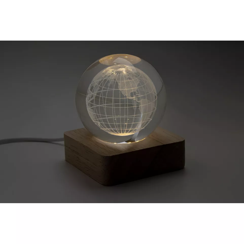 LumiGlobe transparent  glass light...