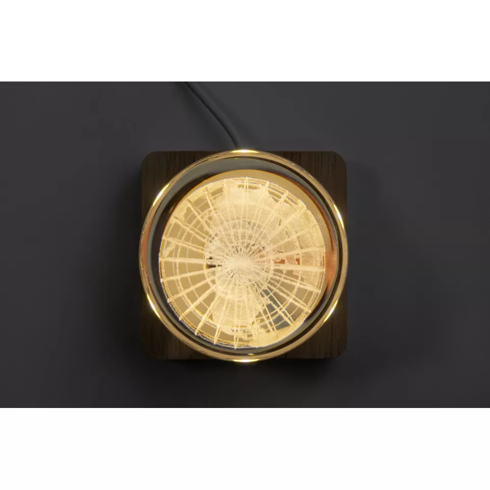 LumiGlobe transparent  glass light...