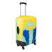 BagSave L white  custom RPET luggage cover 