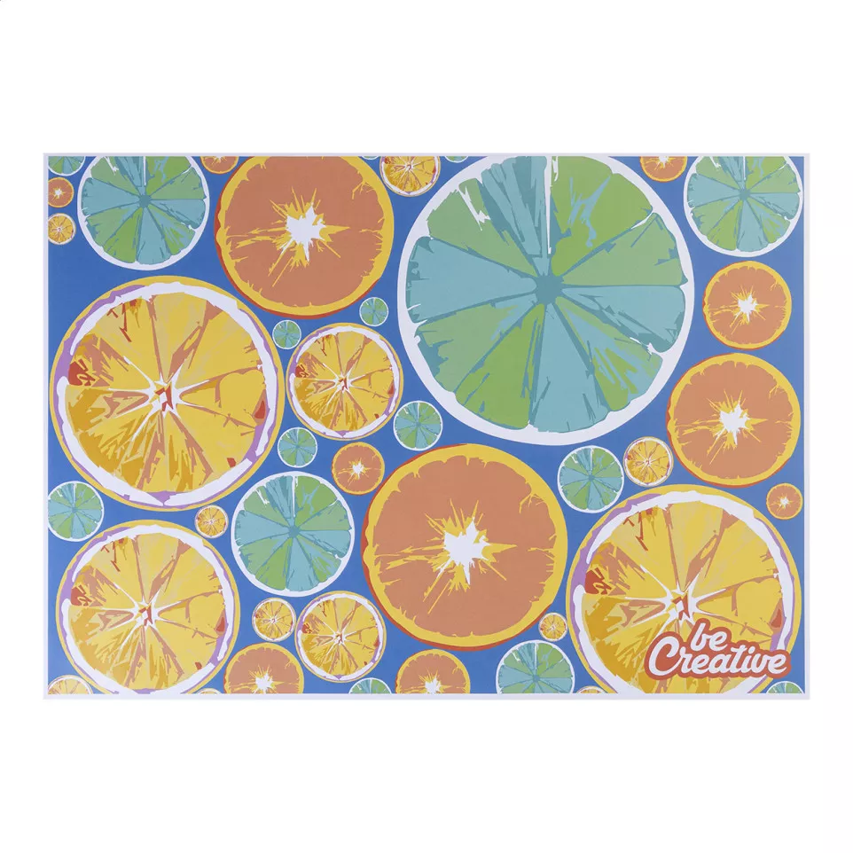 DinePrint white  custom paper placemat 