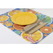 DinePrint wit  custon made papieren placemat 