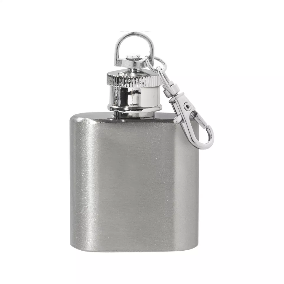 Bering argenté  Porte-clés flasque en...