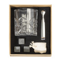 Highland transparent argenté Coffret à whisky 