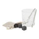 Highland transparent argenté Coffret à whisky 