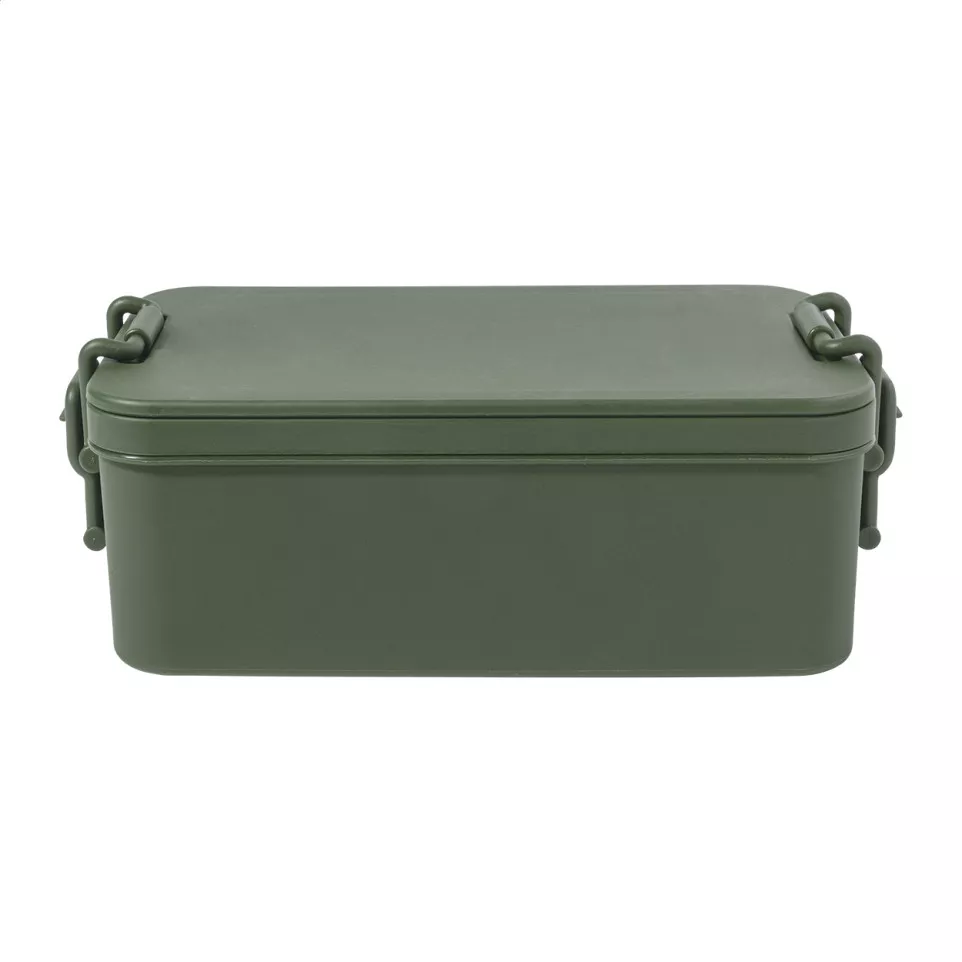 Duplox green  stackable lunch box 