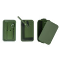 Duplox green  stackable lunch box 