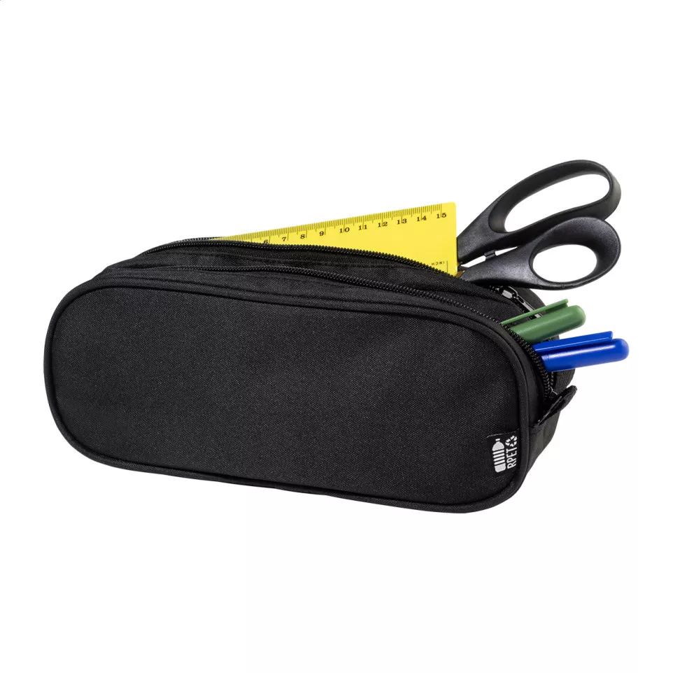 Dubsten zwart  RPET pen case 