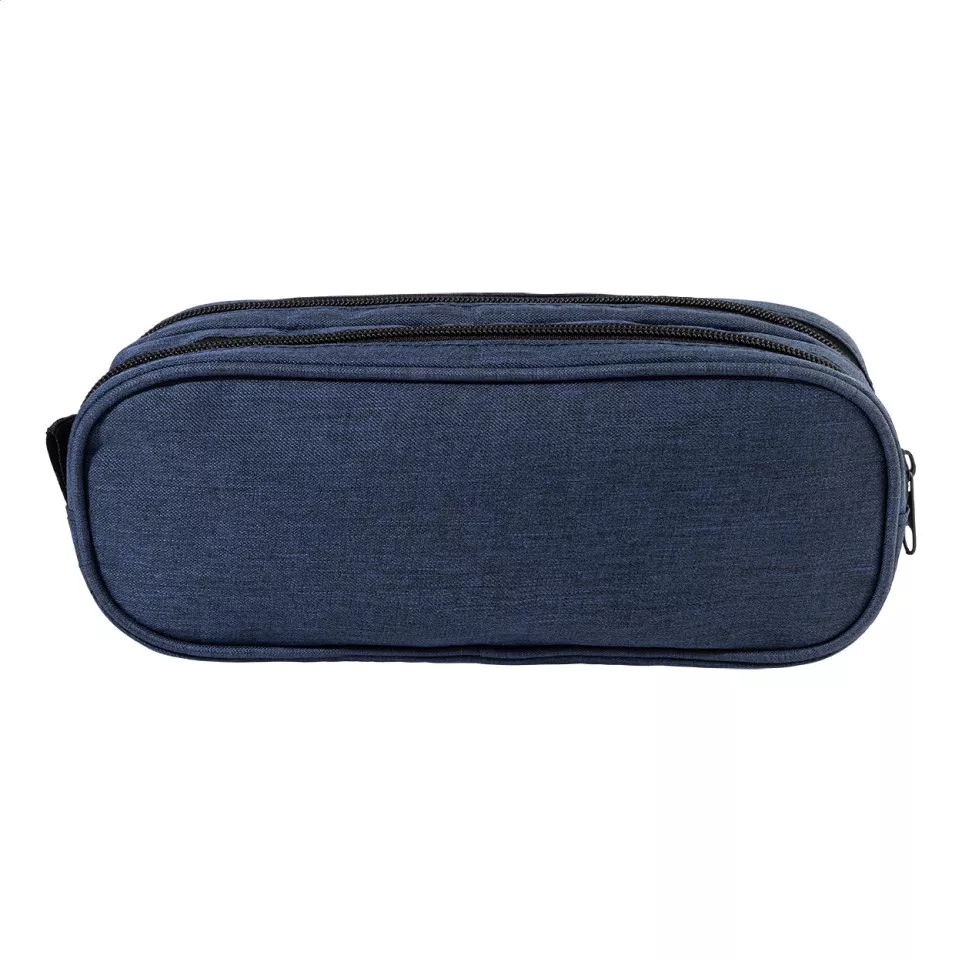 Dubsten bleu  Trousse stylos en RPET 