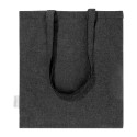 Totepex Hue black  recycled cotton shopping bag 