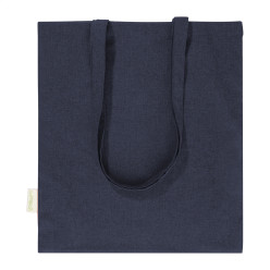 Totepex Hue bleu foncé  Sac shopping en coton recyclé 