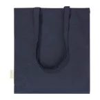 Totepex Hue donker blauw  gerecyclede katoenen boodschappen tas 