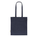 Totepex Hue donker blauw  gerecyclede katoenen boodschappen tas 