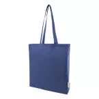 Guspex Hue blauw  gerecyclede katoenen boodschappen tas 