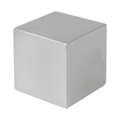 Cubix Shine silver  metallic antistress ball 