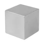 Cubix Shine silver  metallic antistress ball 