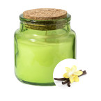 Corbama green  candle 