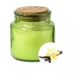 Corbama green  candle 