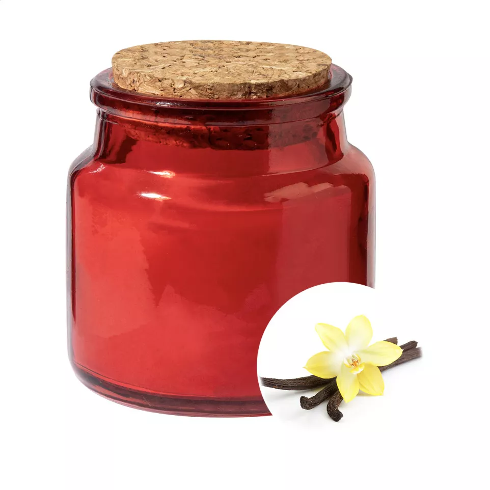Corbama red  candle 