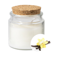 Corbama white  candle 