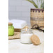 Corbama white  candle 