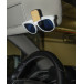 ShadeSnap noir  Support lunettes en RABS pour voiture 
