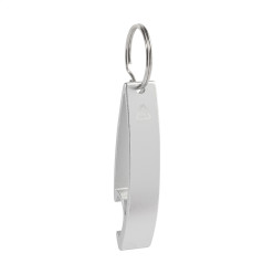 Ellopi argenté  Porte-clé décapsuleur 