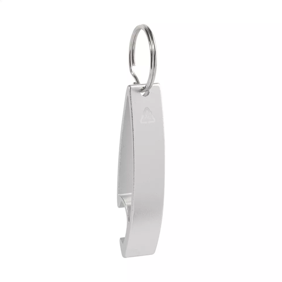 Ellopi argenté  Porte-clé décapsuleur 