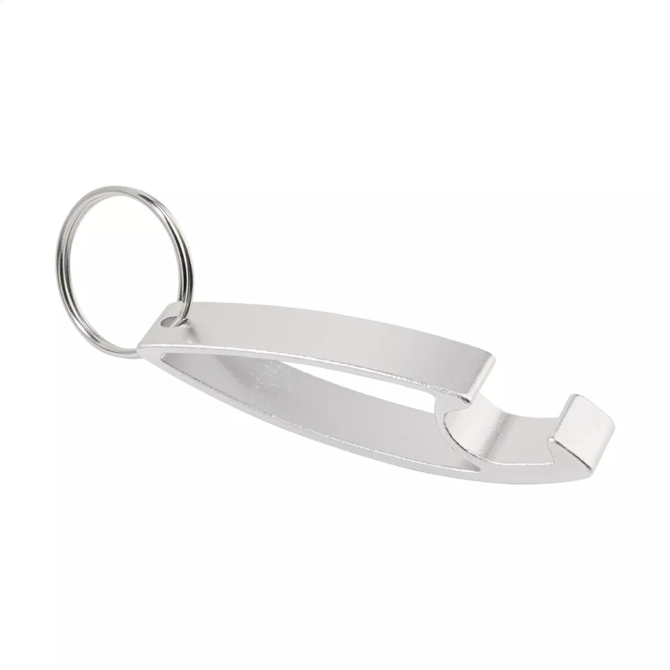 Ellopi argenté  Porte-clé décapsuleur 