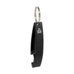 Ellopi black  bottle opener keyring 