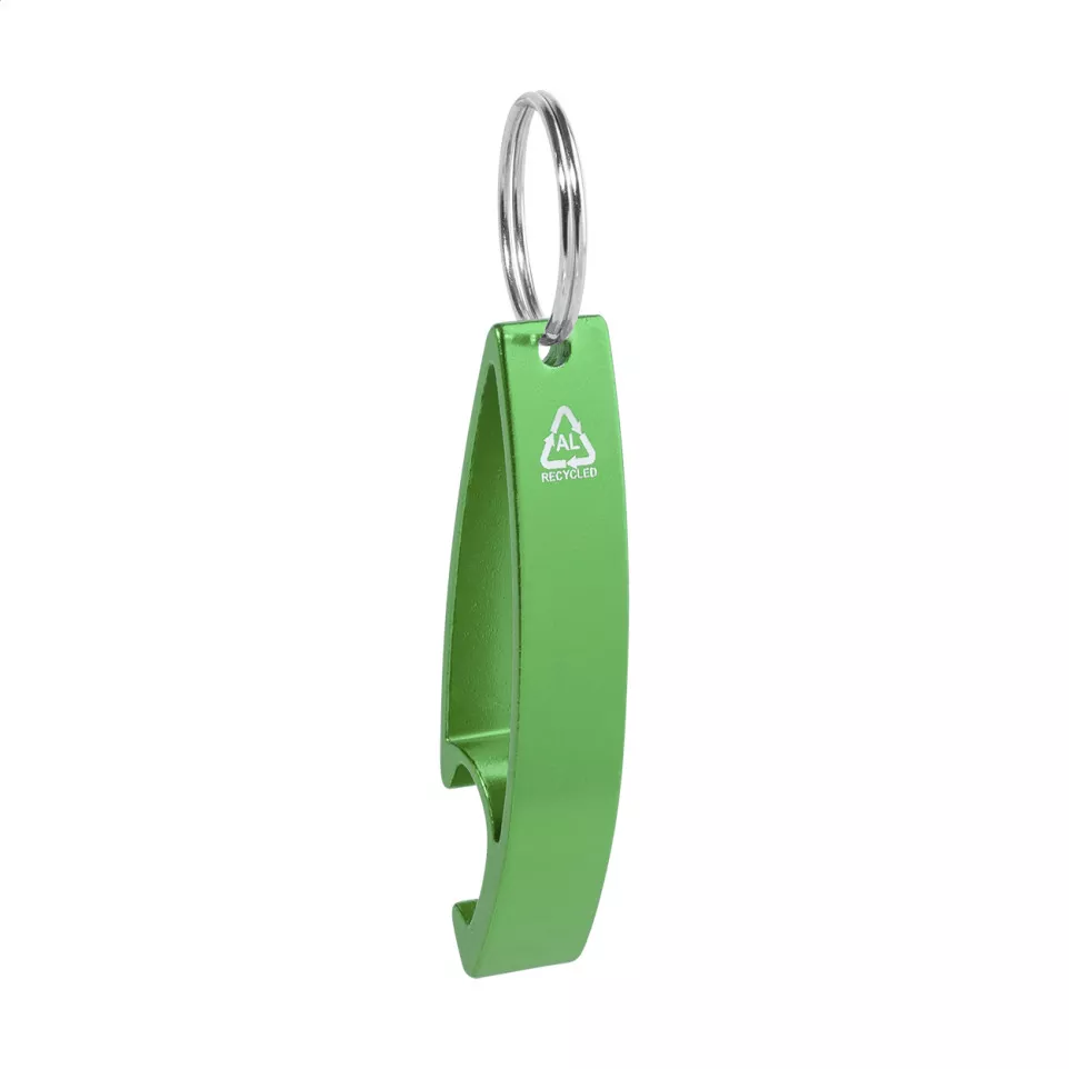 Ellopi groen  sleutelhanger flesopener 