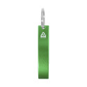 Ellopi green  bottle opener keyring 