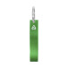 Ellopi green  bottle opener keyring 