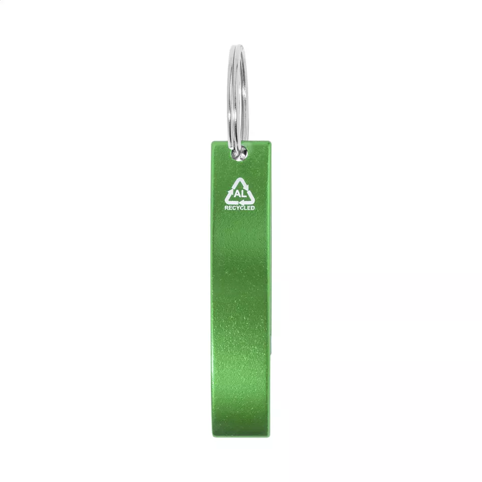 Ellopi groen  sleutelhanger flesopener 