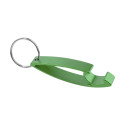 Ellopi green  bottle opener keyring 