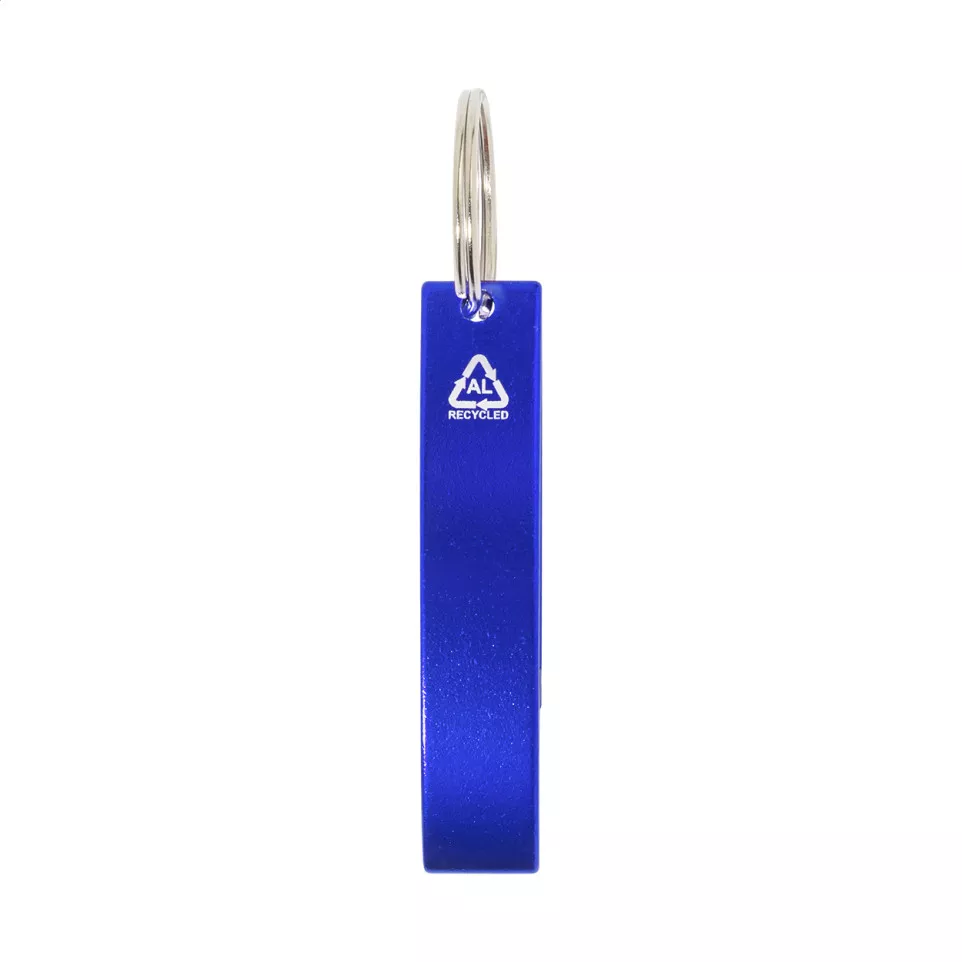 Ellopi blauw  sleutelhanger flesopener 