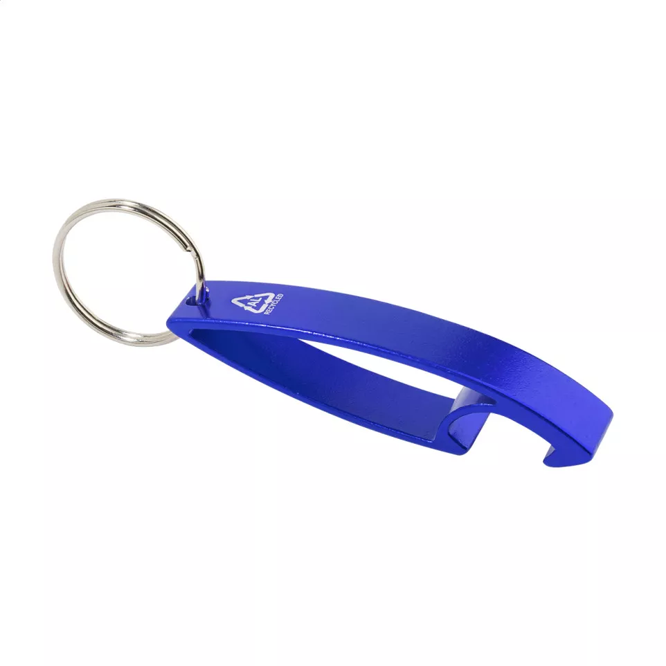 Ellopi blue  bottle opener keyring 