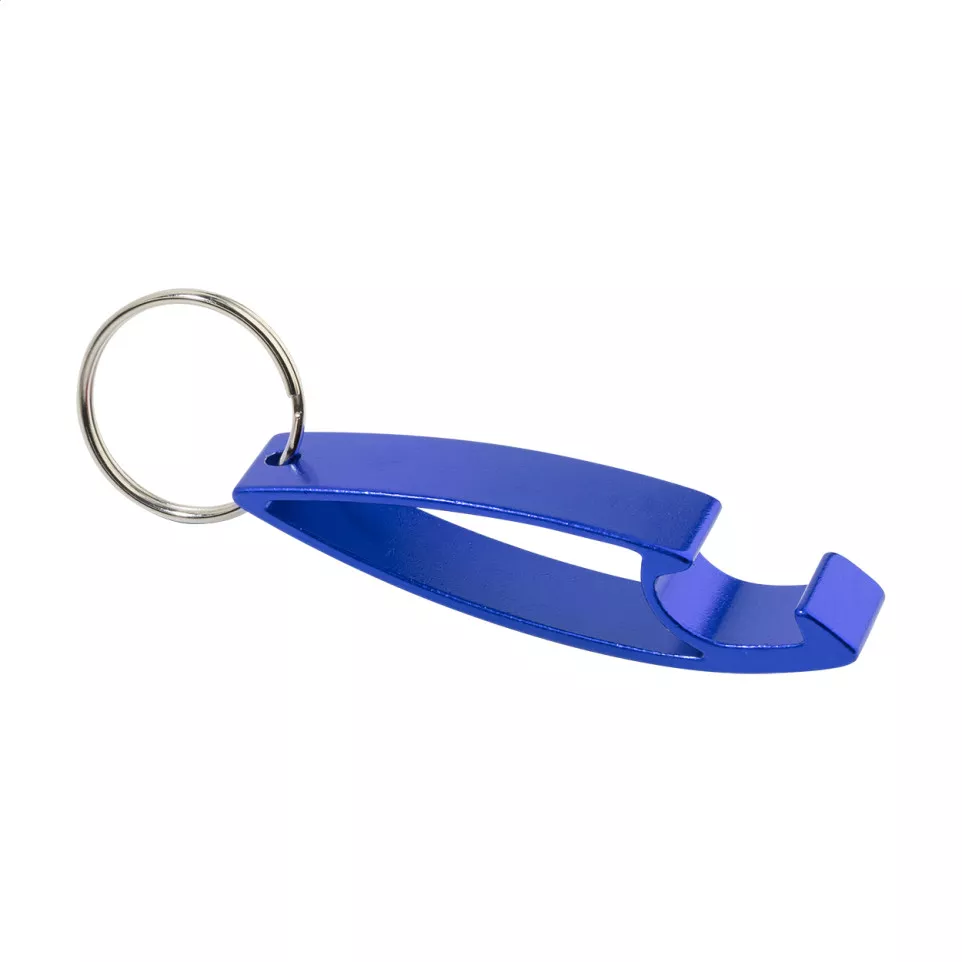 Ellopi blue  bottle opener keyring 