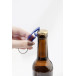 Ellopi blauw  sleutelhanger flesopener 