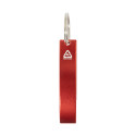 Ellopi red  bottle opener keyring 