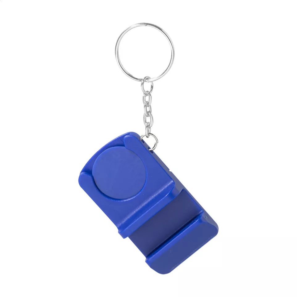 Hoken blue  RABS trolley coin keyring 