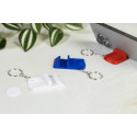 Hoken red  RABS trolley coin keyring 