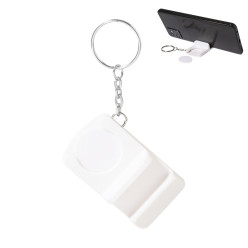 Hoken wit  RABS trolley winkelwagenmunt sleutelhanger 